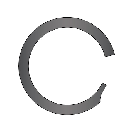 Huyett Internal Retaining Ring, Steel, Plain Finish, 2 in Bore Dia. UR-200